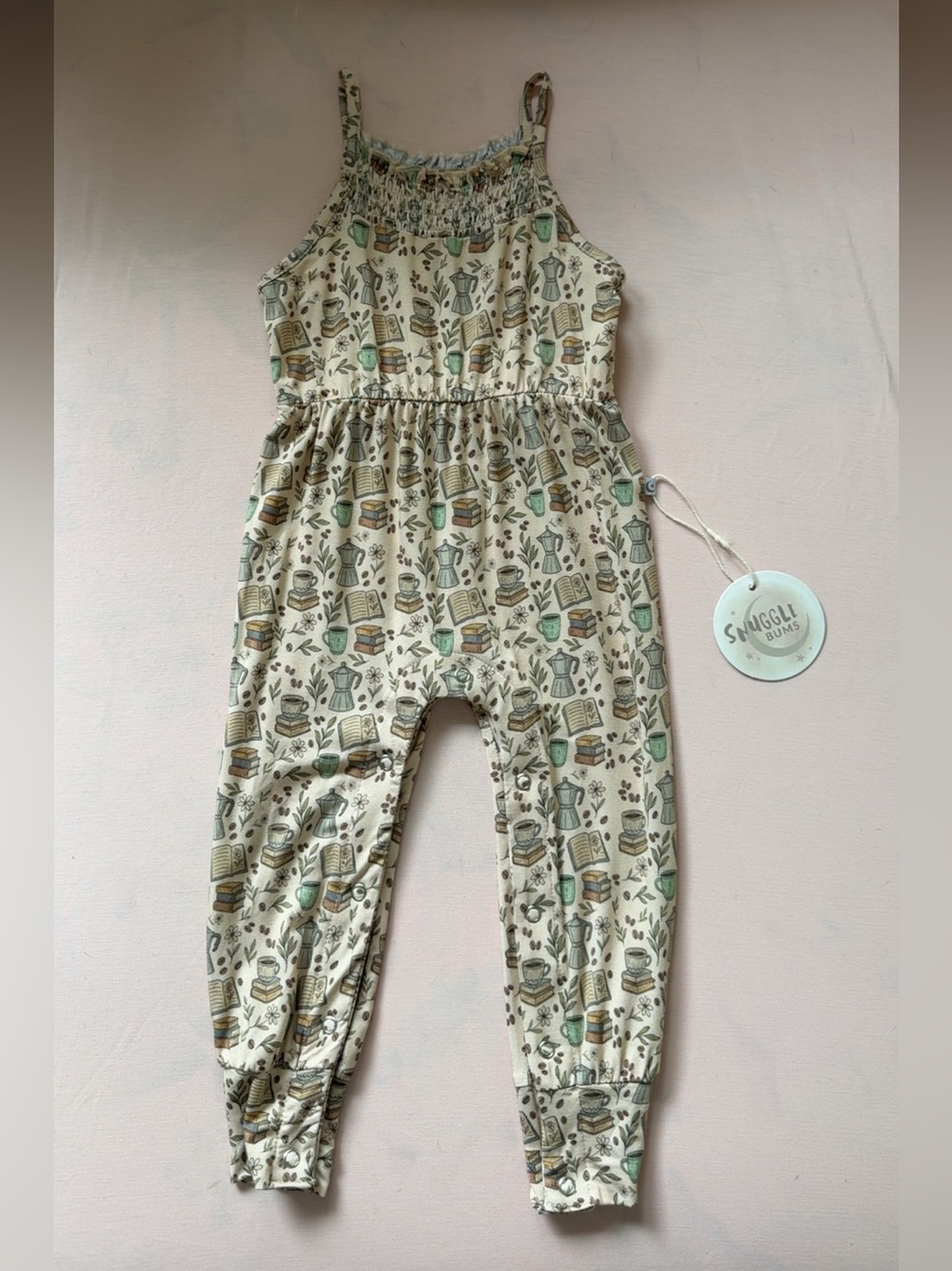 Snuggle Bums Book & Coffee Romper